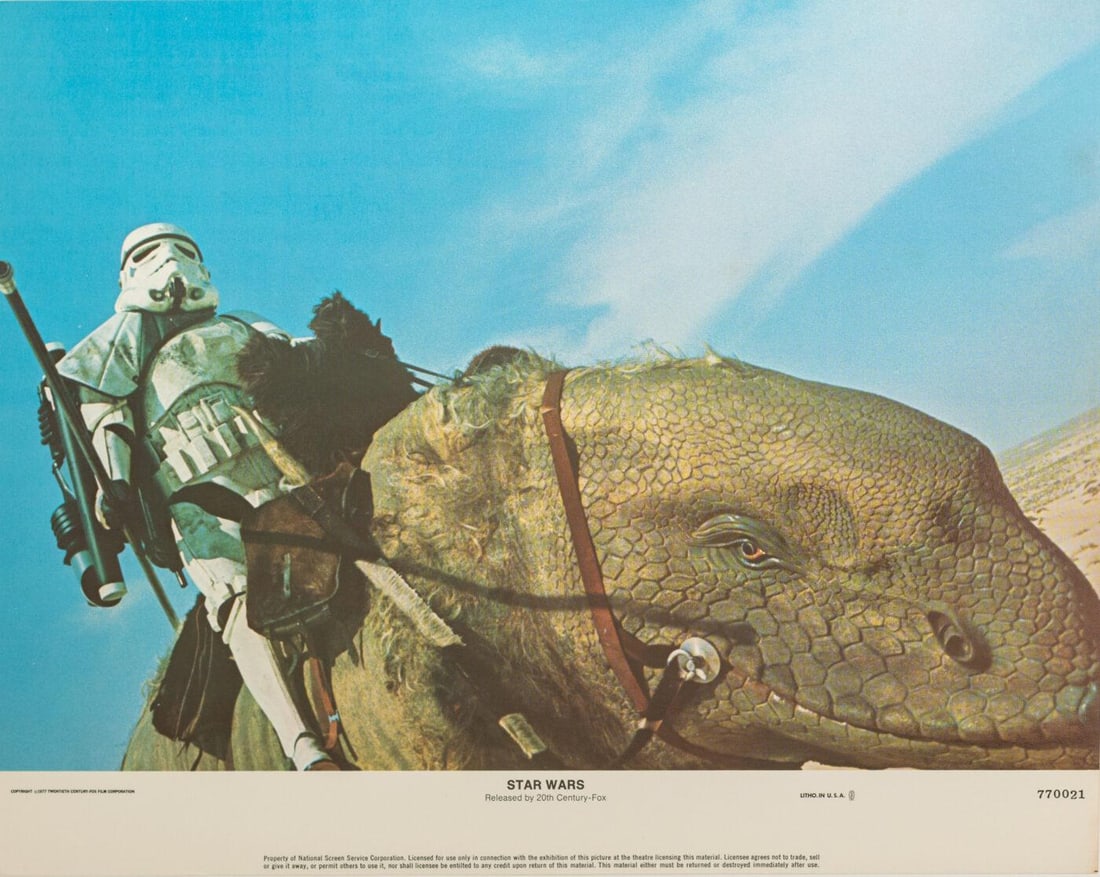 Star Wars 1977 Original Vintage Lobby Card 8: 1977: Title: Star Wars 1977 Original Vintage Lobby Card 8: 1977 Description: Star Wars 1977 Vintage Lobby Card #8 Size: 10×14″ inches / 25 x 35 cm Star Wars (retroactively titled Star Wars: Episo