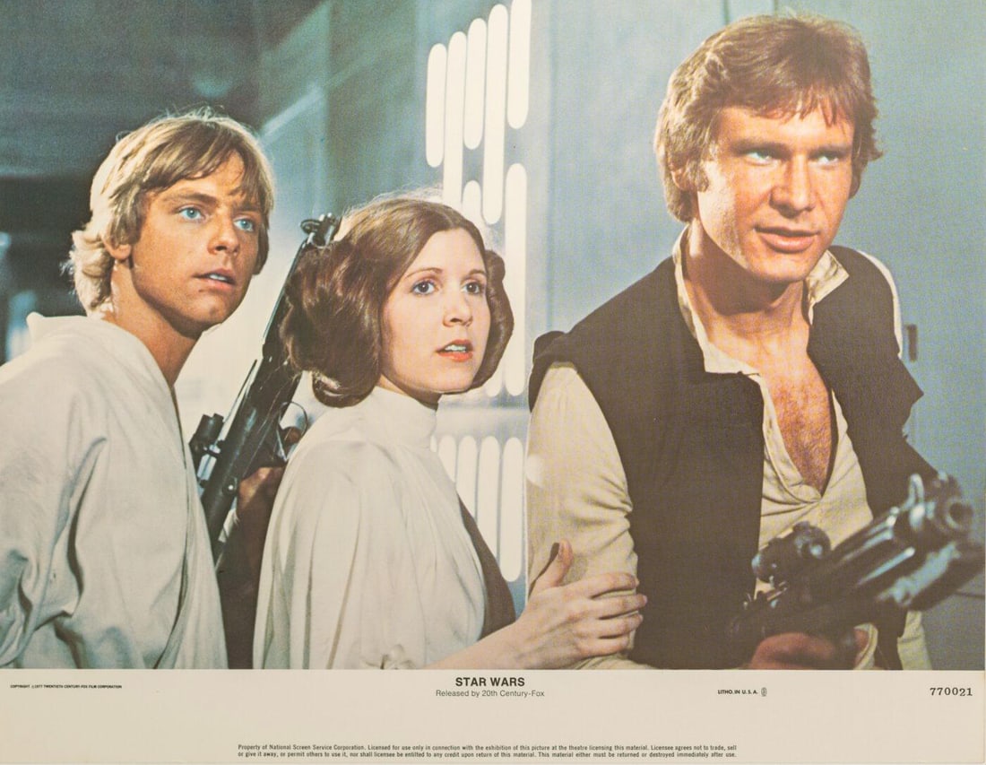 Star Wars 1977 Original Vintage Lobby Card 4: 1977 (1 of 2)