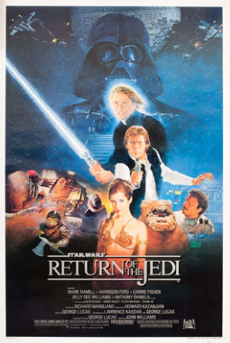 Return of the Jedi 1983 Original Vintage Poster: 1983 (1 of 2)