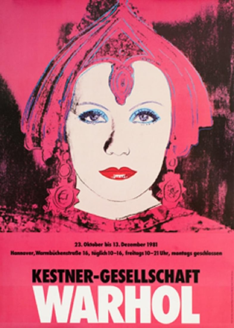 Andy Warhol Kestner-Gesellschaft 1981 Gallery Poster: 1981 - 2