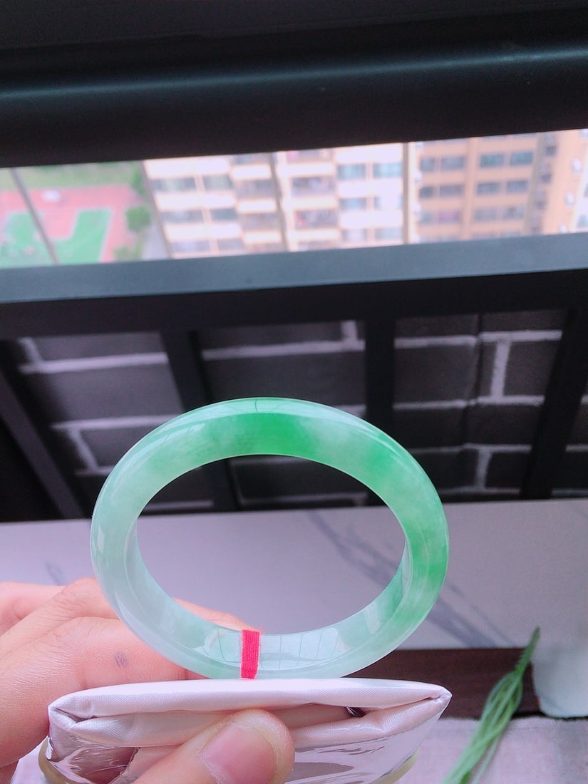 Natural Jade Bracelet - 8