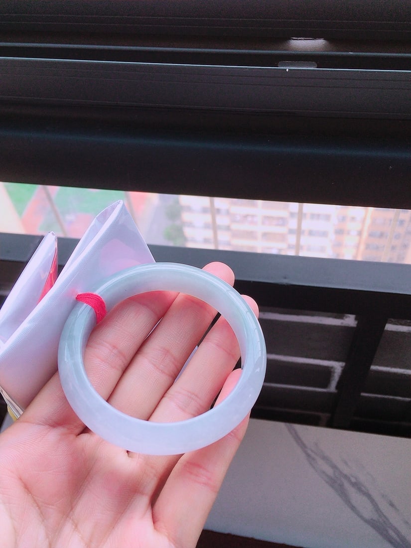 Natural Jade Bangle - 6