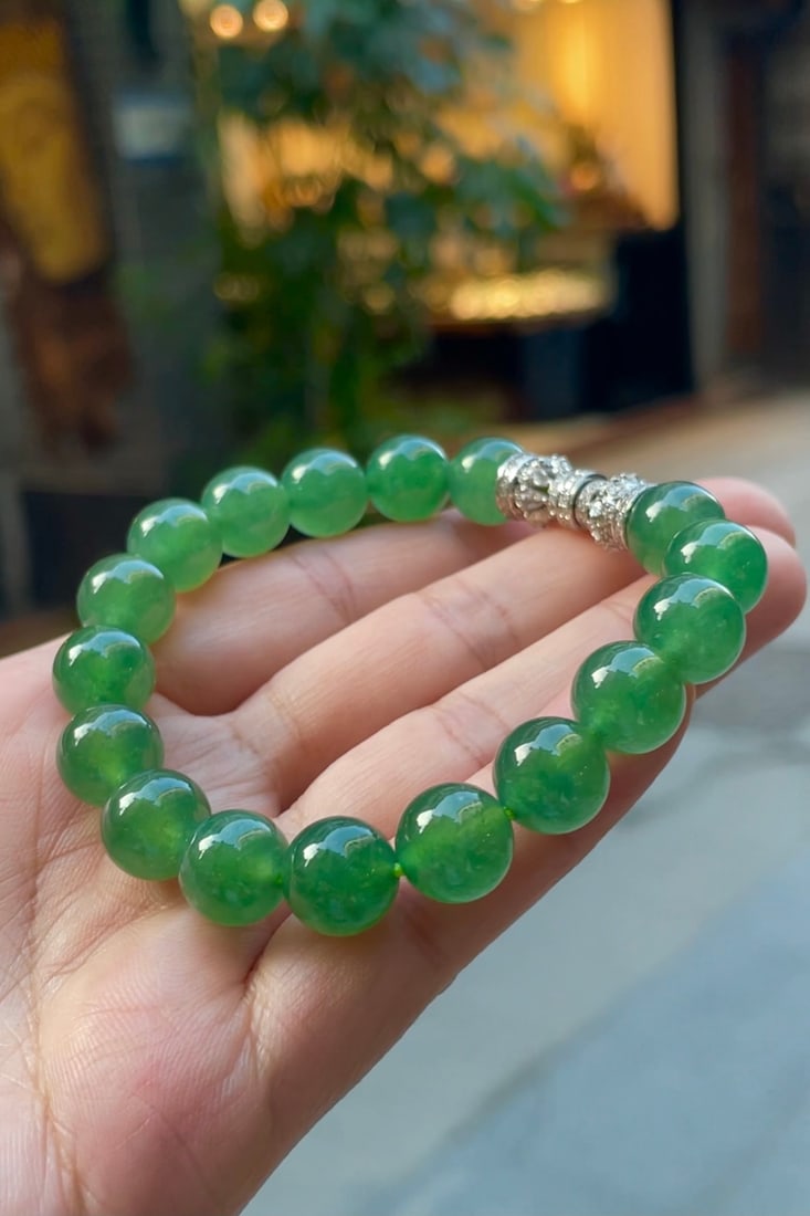 Natural Jade Bracelet - 3