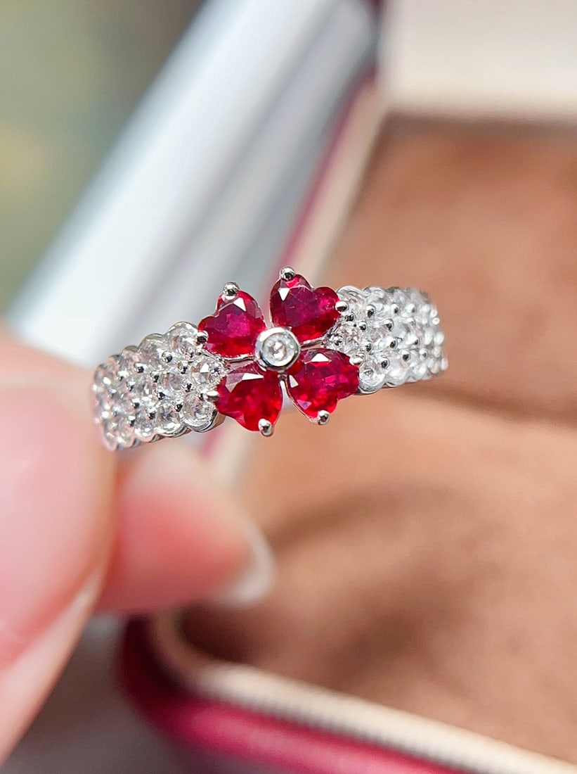 18K Gold Ruby Ring - 2