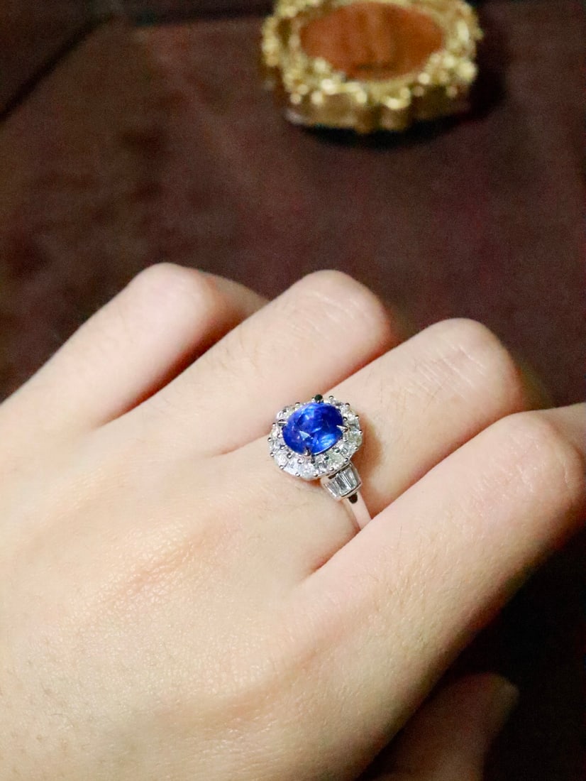 18K sapphire ring - 5