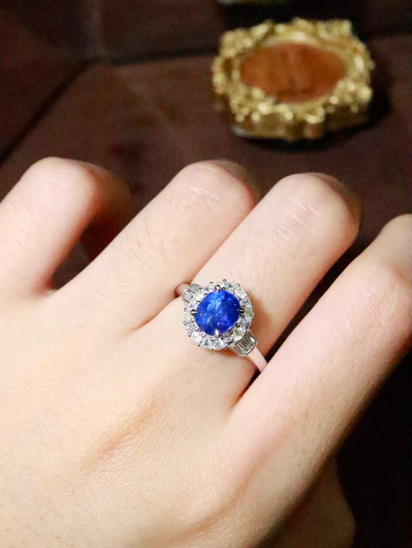 18K sapphire ring - 6