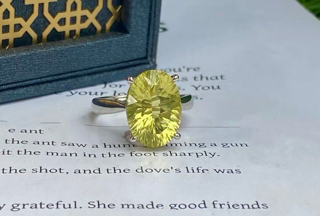 Natural crystal ring - 2