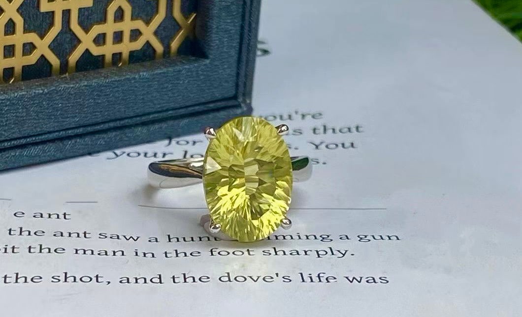 Natural crystal ring - 3