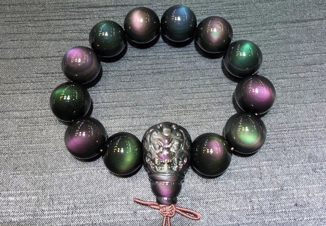 Natural Obsidian Bracelet - 3