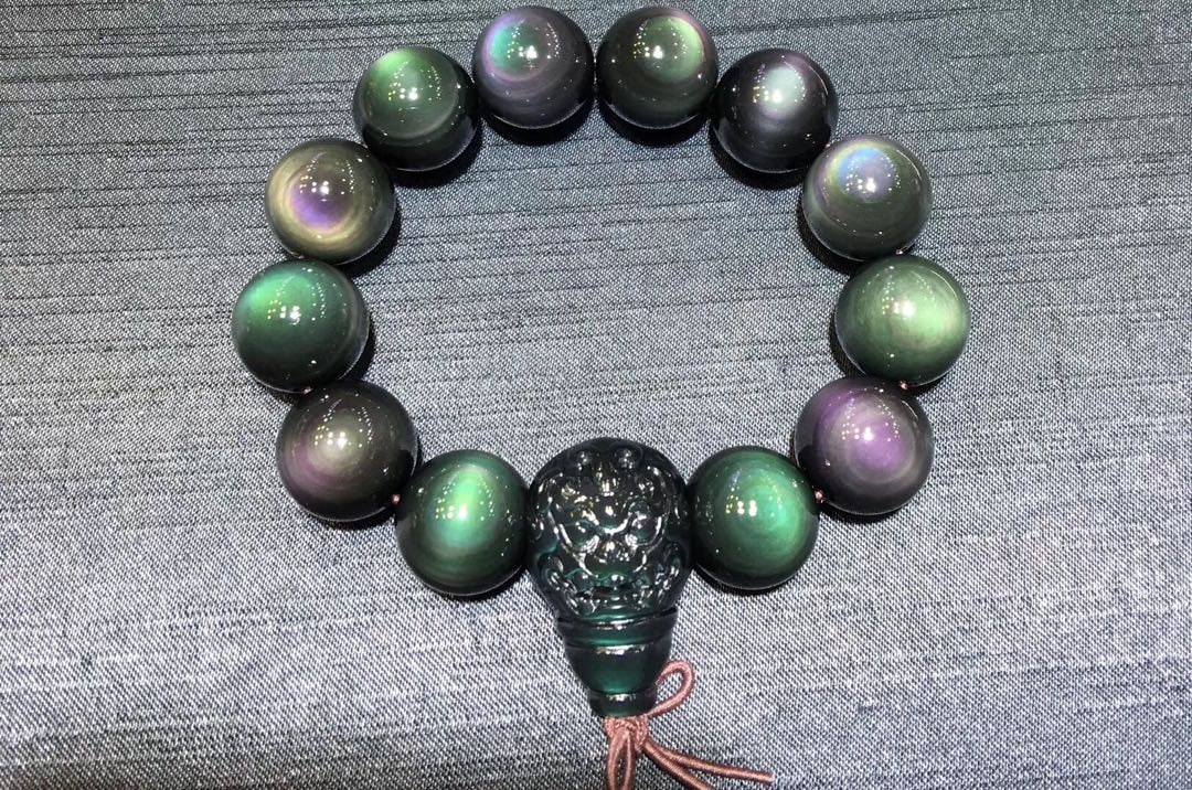 Natural Obsidian Bracelet - 4