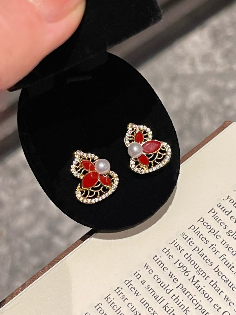 Natural freshwater pearl set - 4