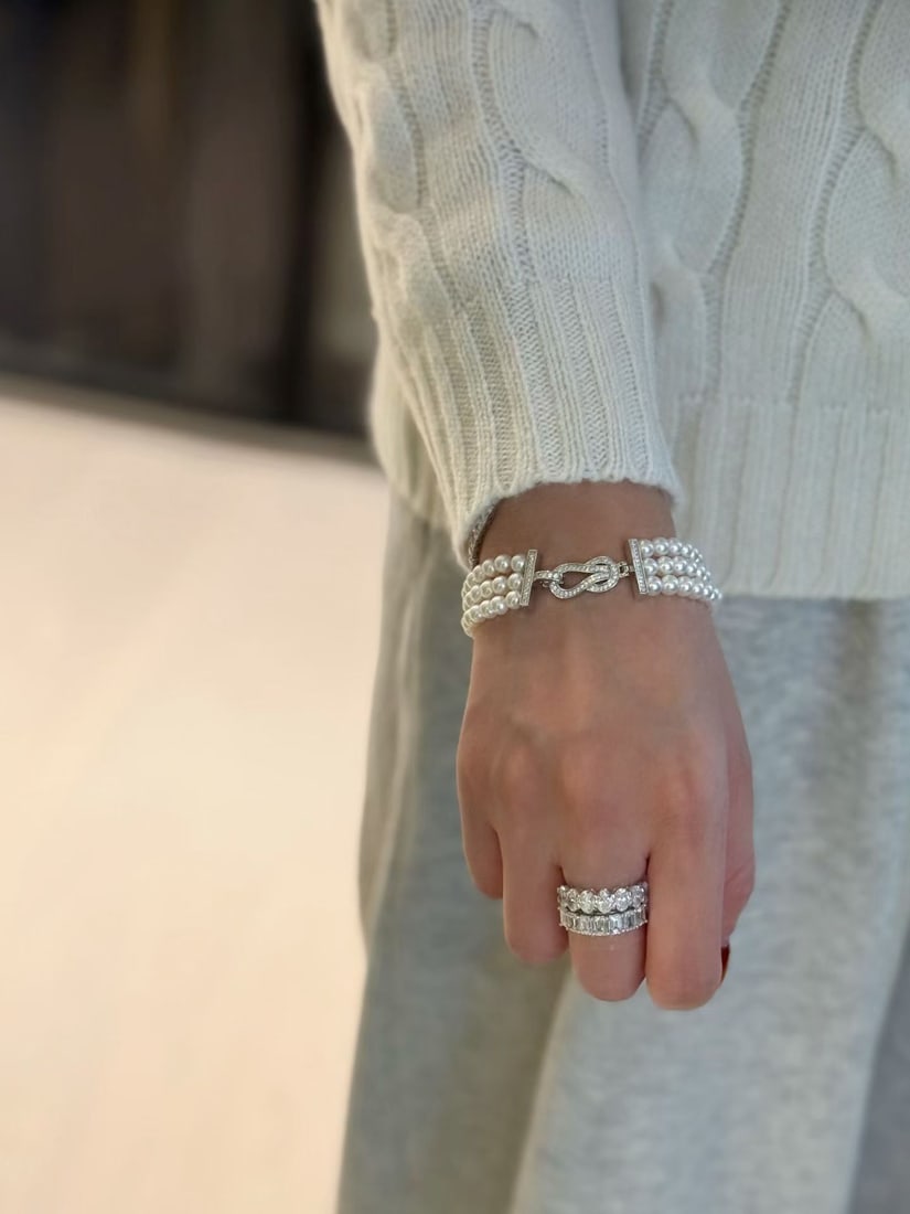 Natural pearl bracelet - 4