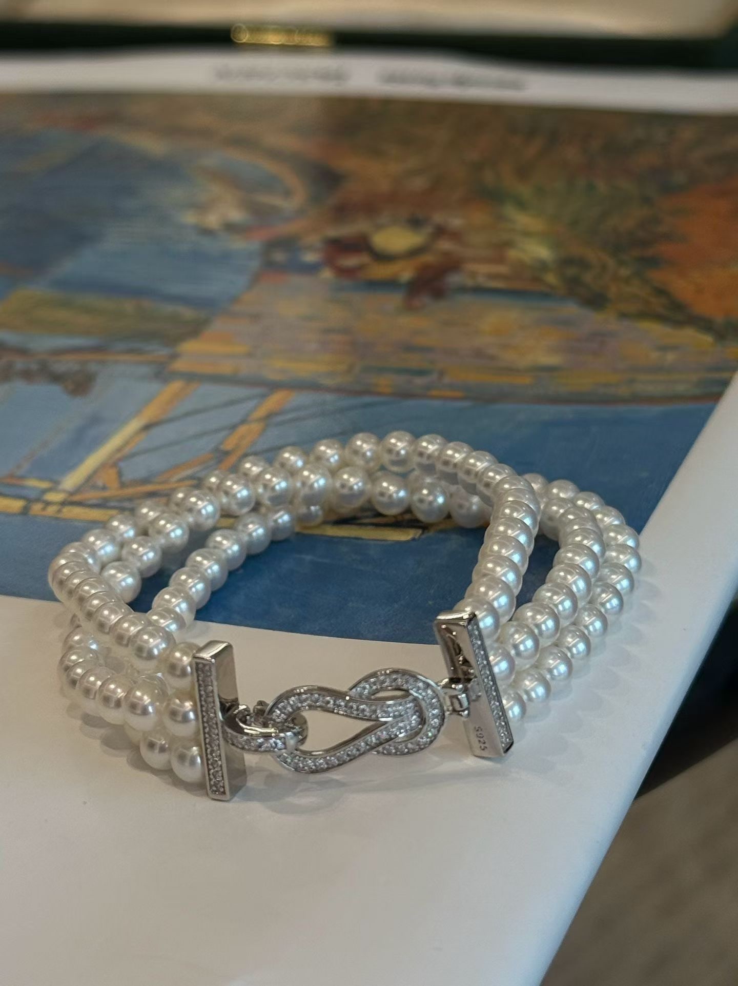 Natural pearl bracelet - 5