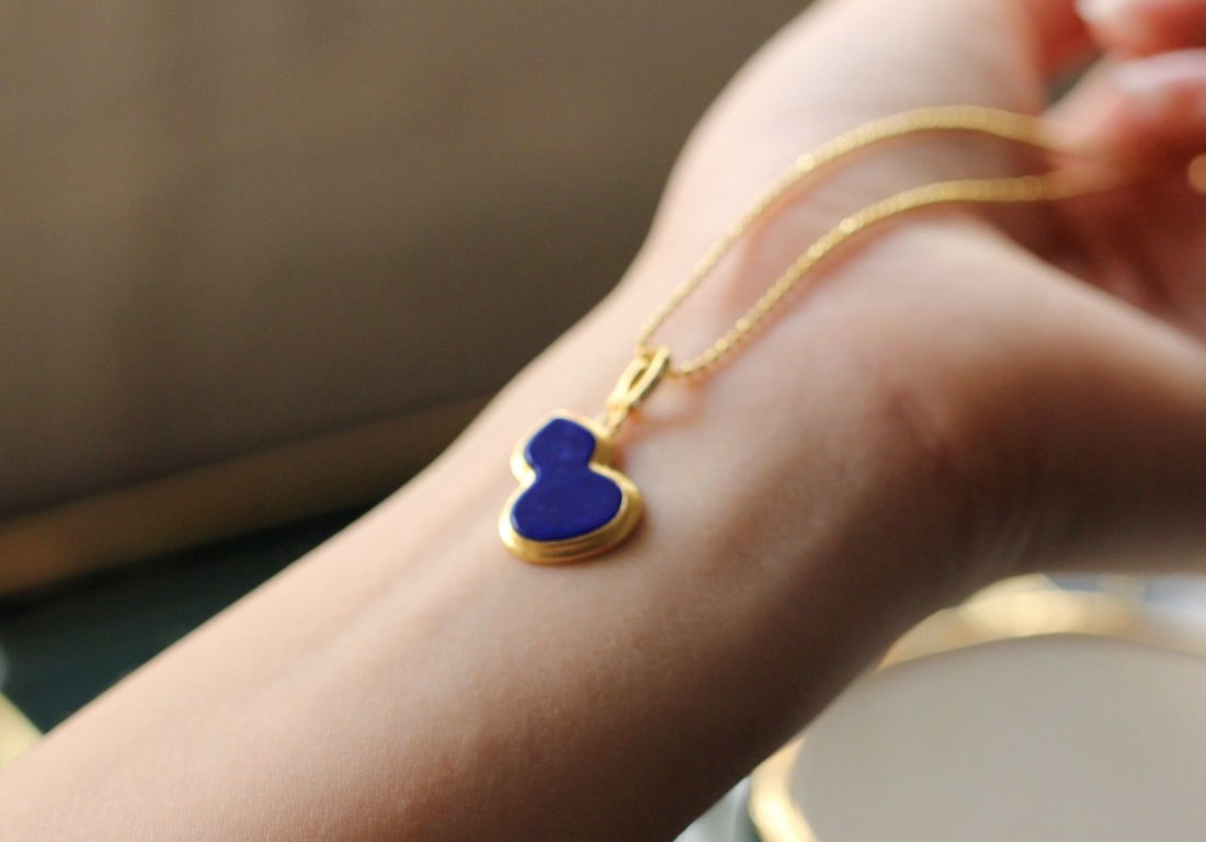 Natural turquoise pendant - 4