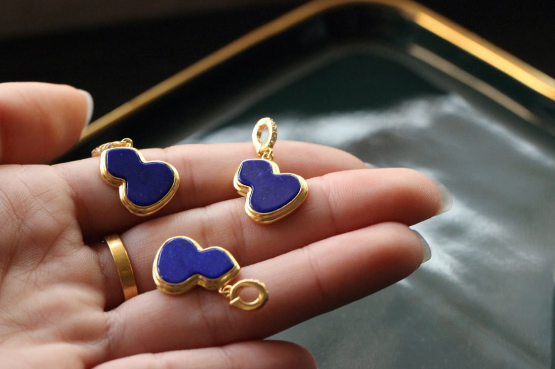 Natural turquoise pendant - 5