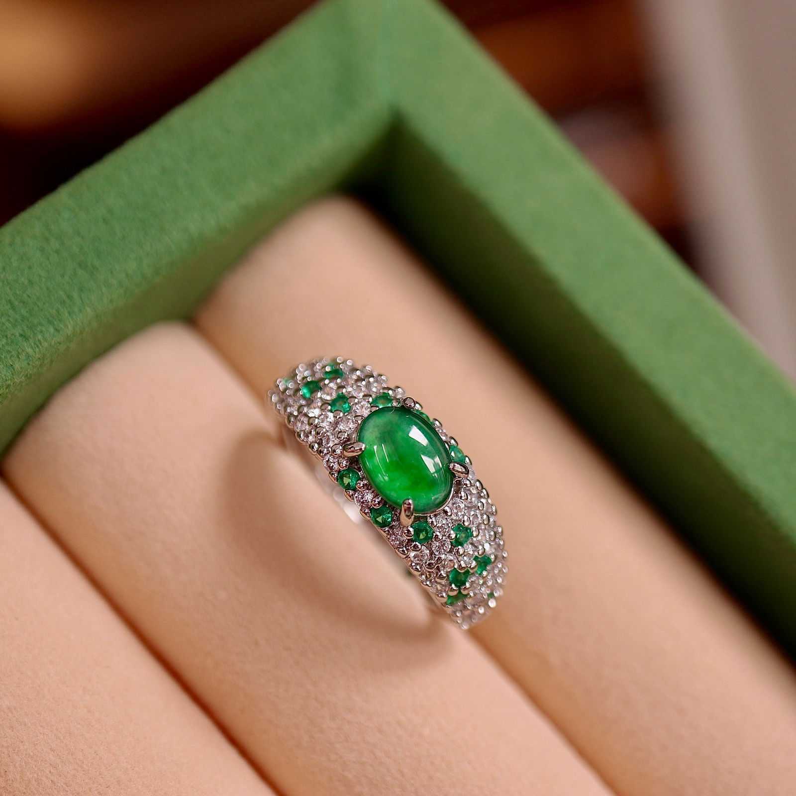 Natural Jade Ring - 5