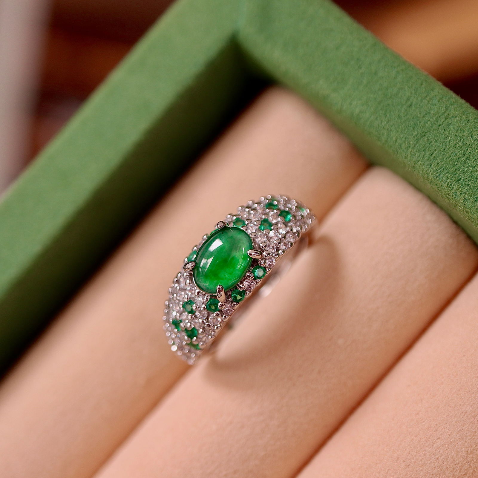 Natural Jade Ring - 6