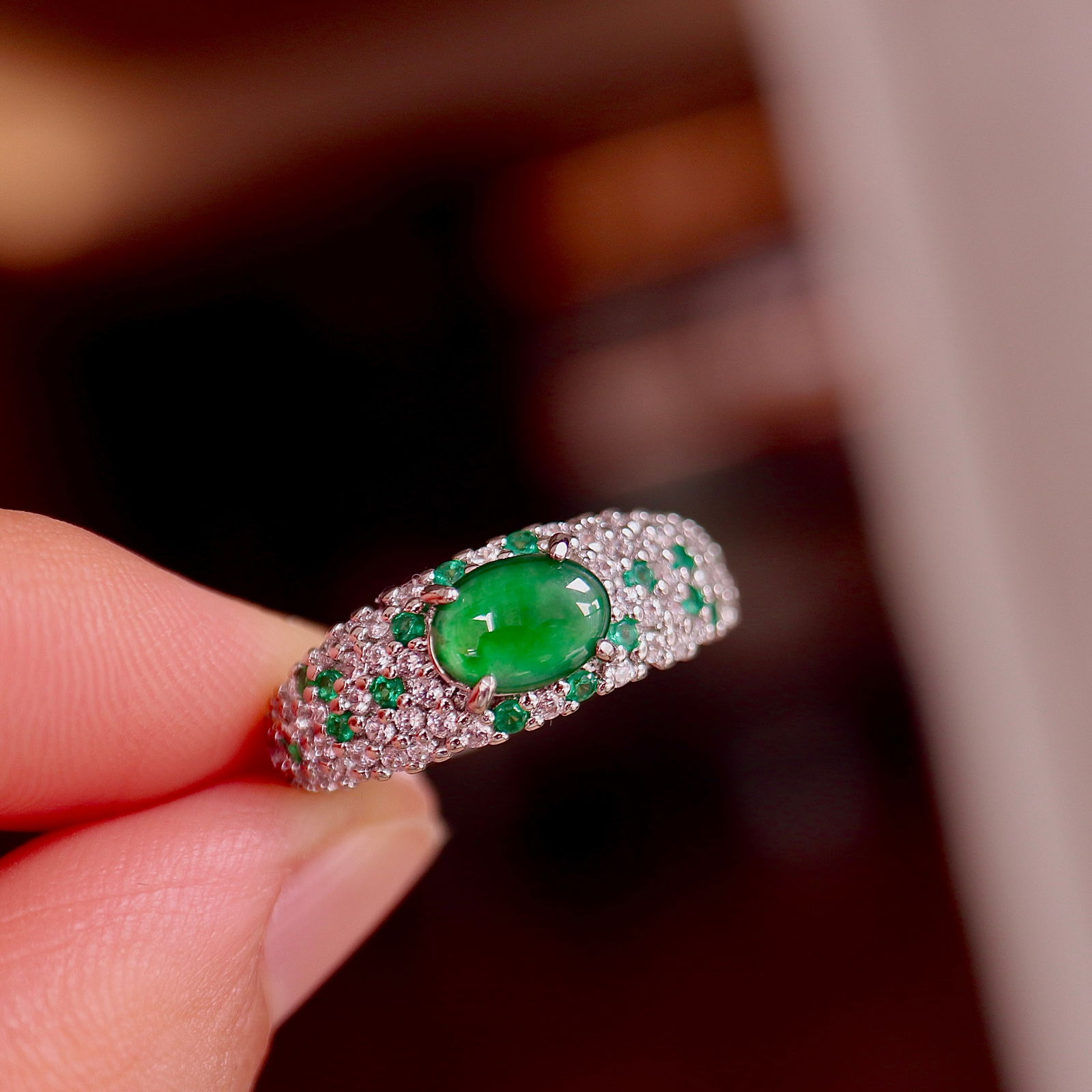 Natural Jade Ring - 7