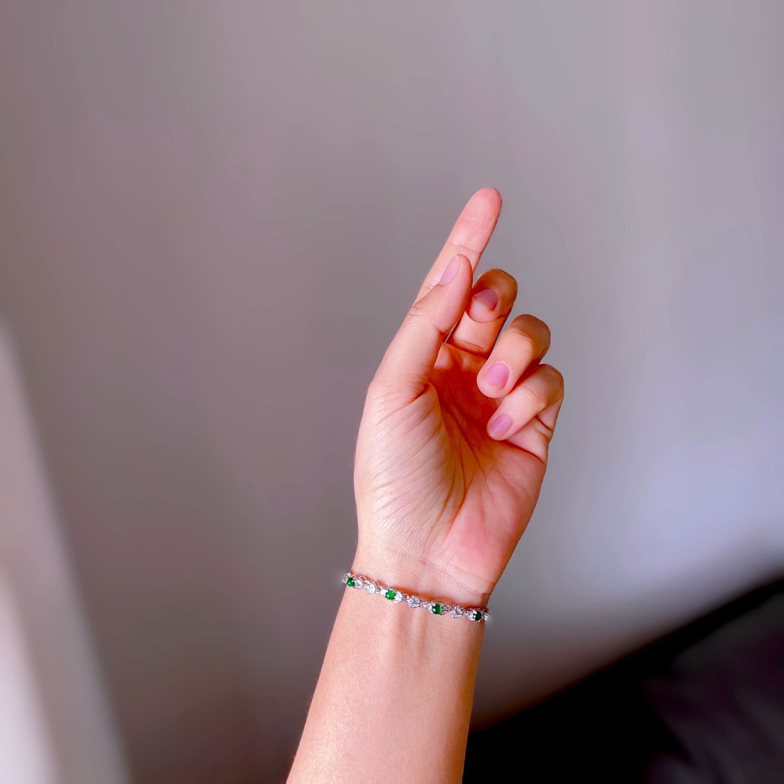 Natural jade bracelet - 7