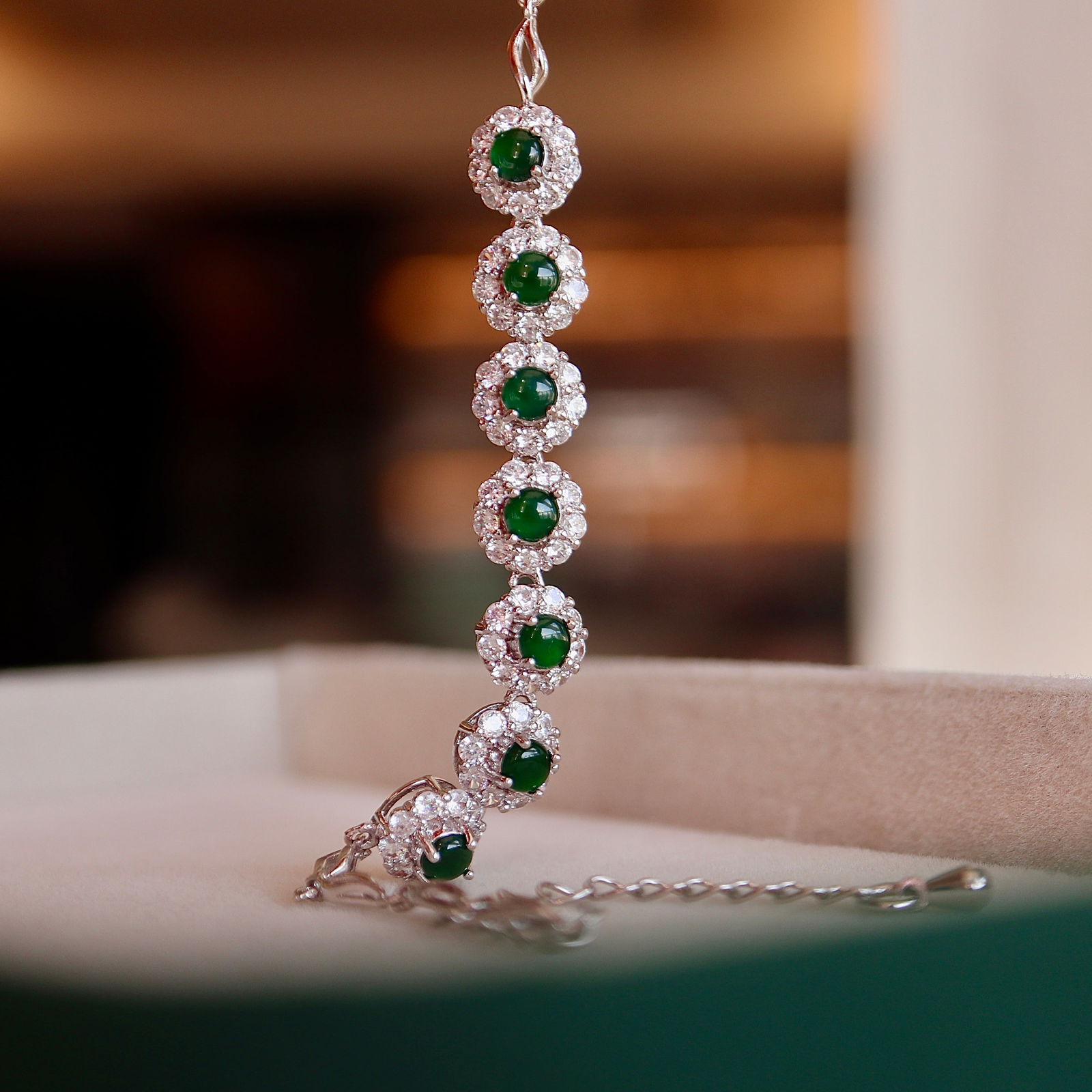 Natural Jade Bracelet - 6