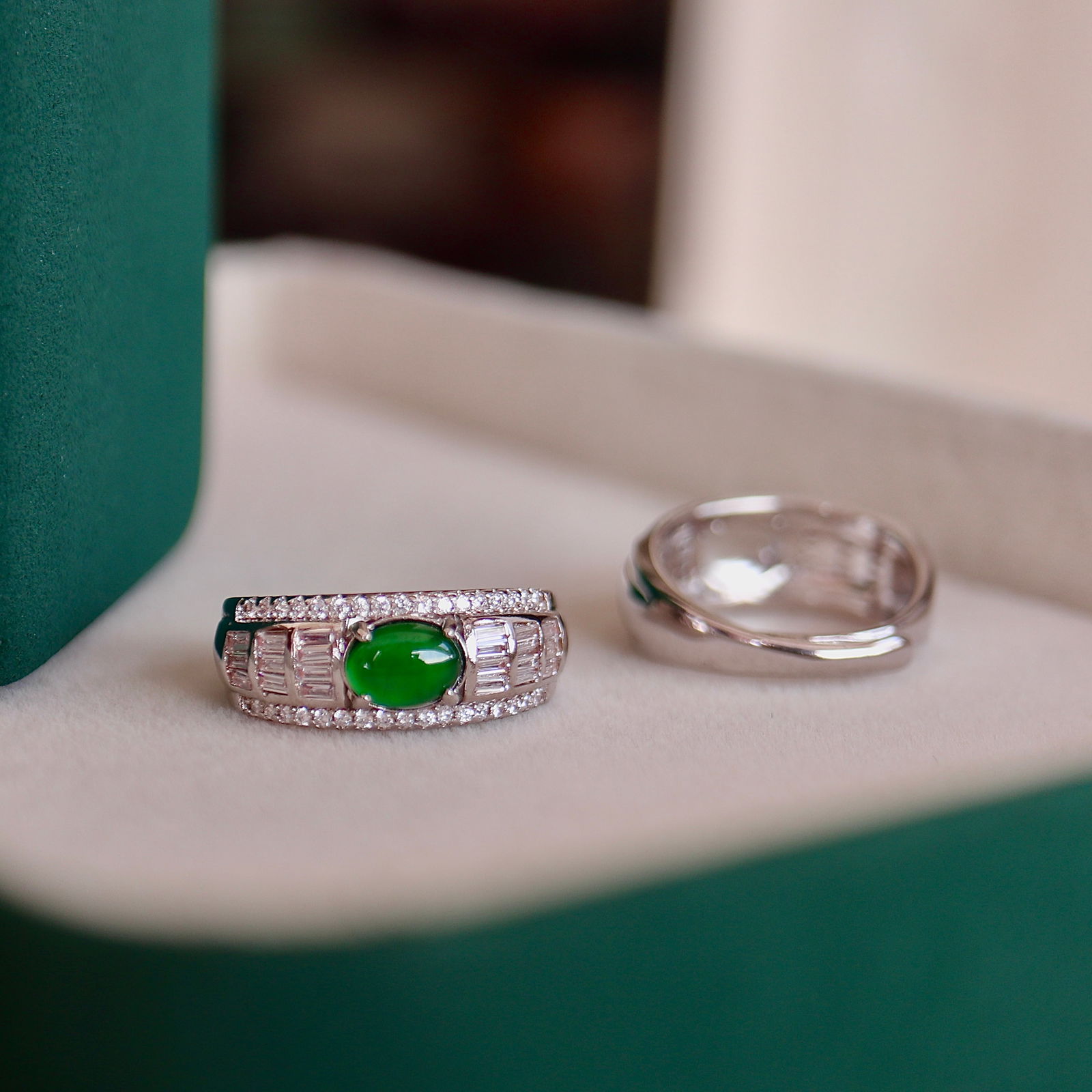 Natural Jade Ring - 3