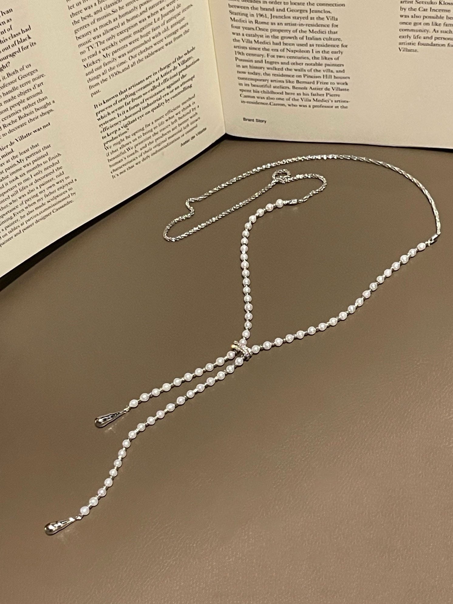 Natural pearl necklace - 3