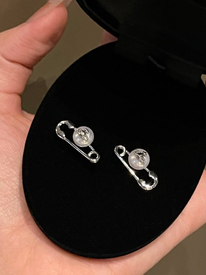 Natural freshwater pearl earrings - 3