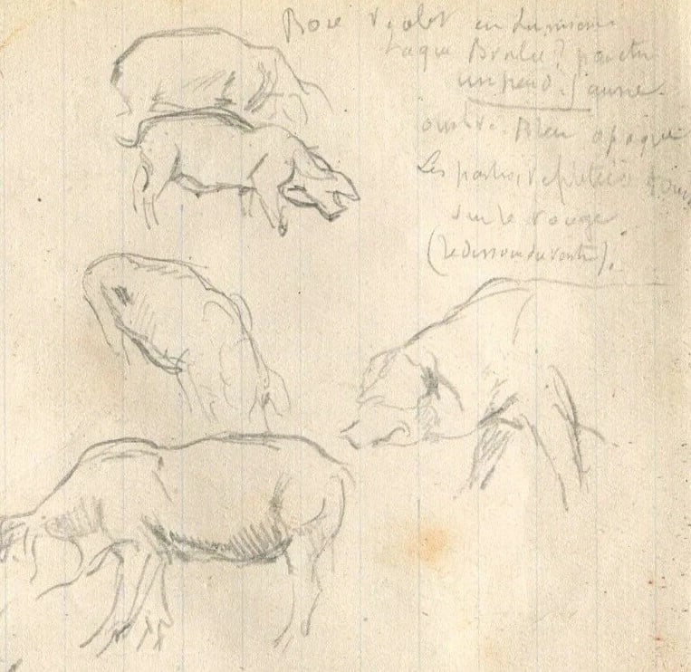 Pigs, House - Drawing Vintage Pencil Drawing Original Sketch Artwork: Title: Pigs, House - Drawing Vintage Pencil Drawing Original Sketch Artwork Description: Vintage Pencil Drawing Original Sketch Drawing of Pigs Pencil on paper (double-sided) 9.5 x 15 cm / 3.74 x 5.90