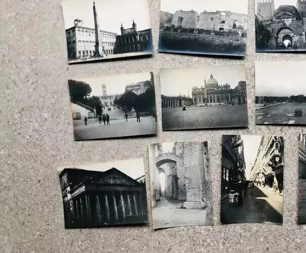 Vintage Photographs Lot x17 Roma, Vatican Cityviews, Italy Landscapes 1902 - 10
