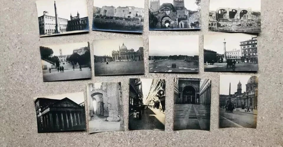 Vintage Photographs Lot x17 Roma, Vatican Cityviews, Italy Landscapes 1902 - 13