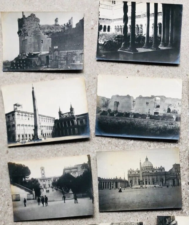 Vintage Photographs Lot x17 Roma, Vatican Cityviews, Italy Landscapes 1902 (1 of 14)