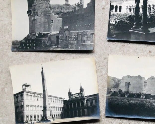 Vintage Photographs Lot x17 Roma, Vatican Cityviews, Italy Landscapes 1902 - 2
