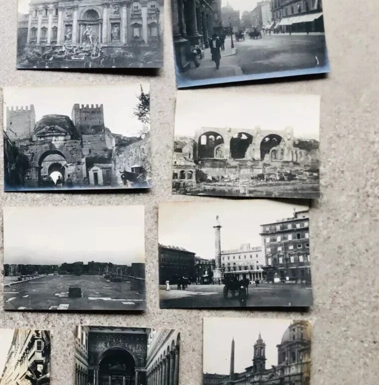 Vintage Photographs Lot x17 Roma, Vatican Cityviews, Italy Landscapes 1902 - 5