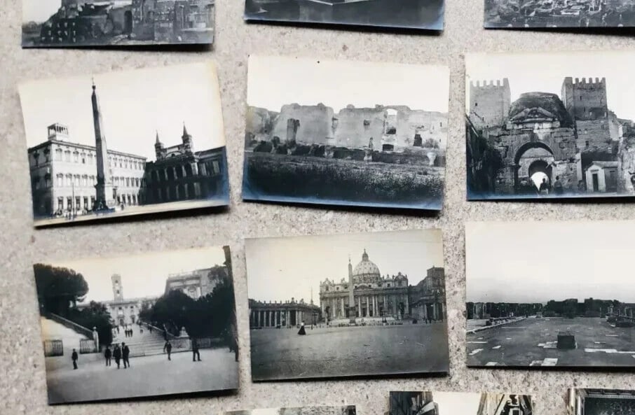 Vintage Photographs Lot x17 Roma, Vatican Cityviews, Italy Landscapes 1902 - 6