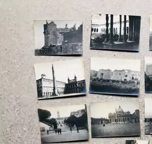 Vintage Photographs Lot x17 Roma, Vatican Cityviews, Italy Landscapes 1902 - 8