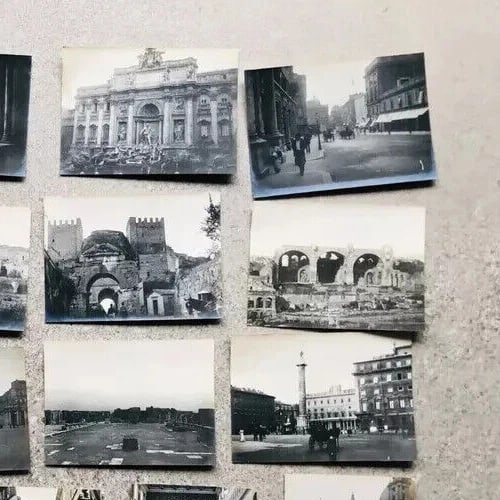 Vintage Photographs Lot x17 Roma, Vatican Cityviews, Italy Landscapes 1902 - 9