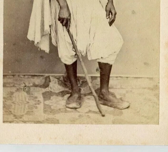 CDV Photo – Orientalist Man Portrait – Alary & Geiser, Tunis c.1870 - 5