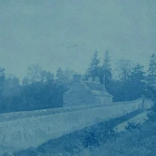 19th Landscape, House of Jules Lemaitre in Cavan Vintage Photography Cyanotype - 7