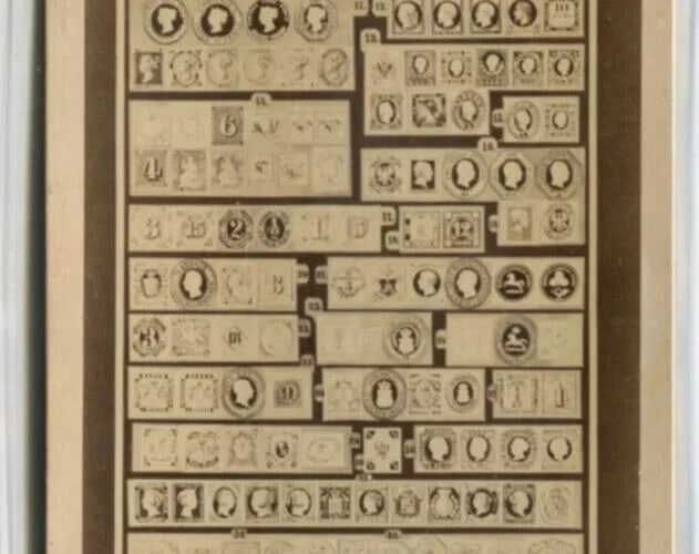 CDV Photo – Principal European Postage Stamps – Torbechet Allain - 3