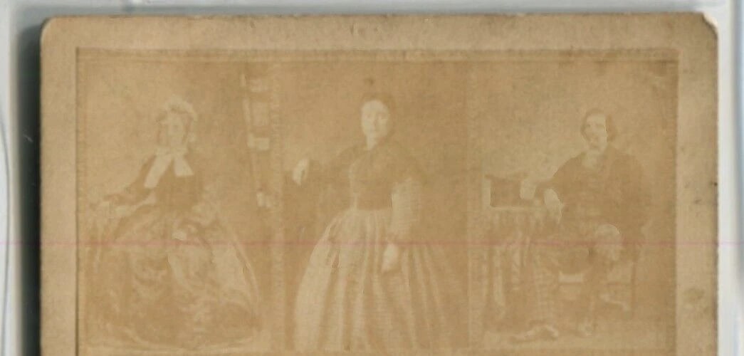 CDV Photograph Portrait by César Masserini, Marseille Photographer c. 1865 - 2
