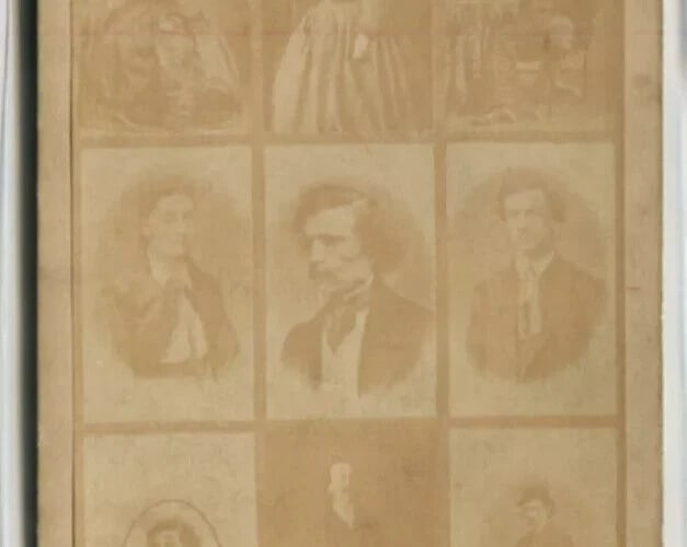 CDV Photograph Portrait by César Masserini, Marseille Photographer c. 1865 - 3