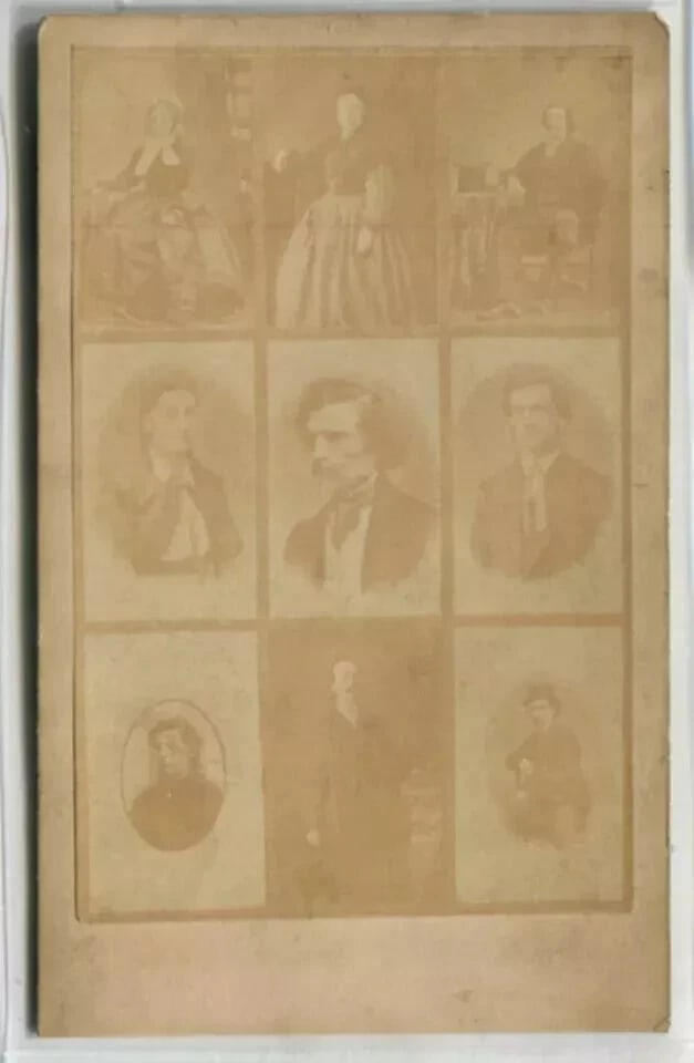 CDV Photograph Portrait by César Masserini, Marseille Photographer c. 1865 - 8