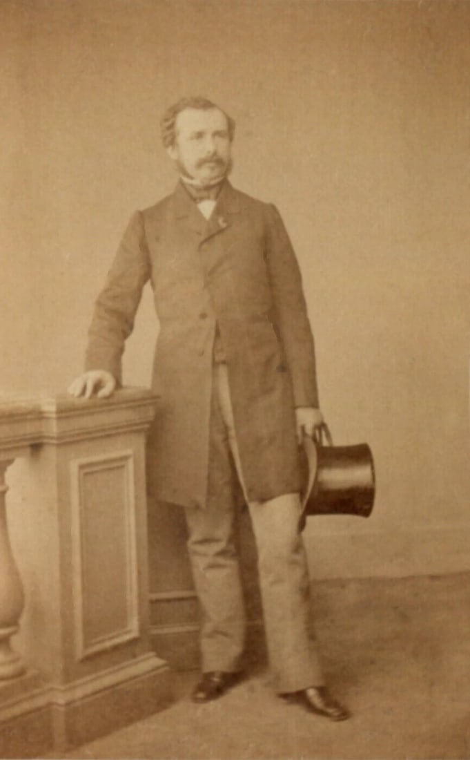 CDV Vintage Photographs Frank Marquis de Talhouet Politician (1 of 8)