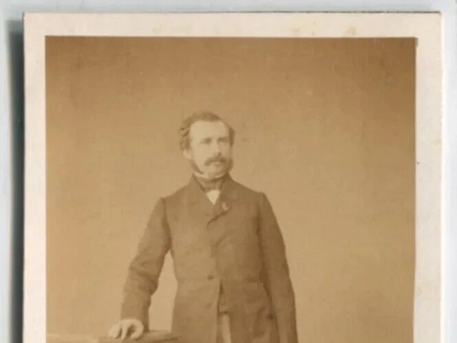 CDV Vintage Photographs Frank Marquis de Talhouet Politician - 5