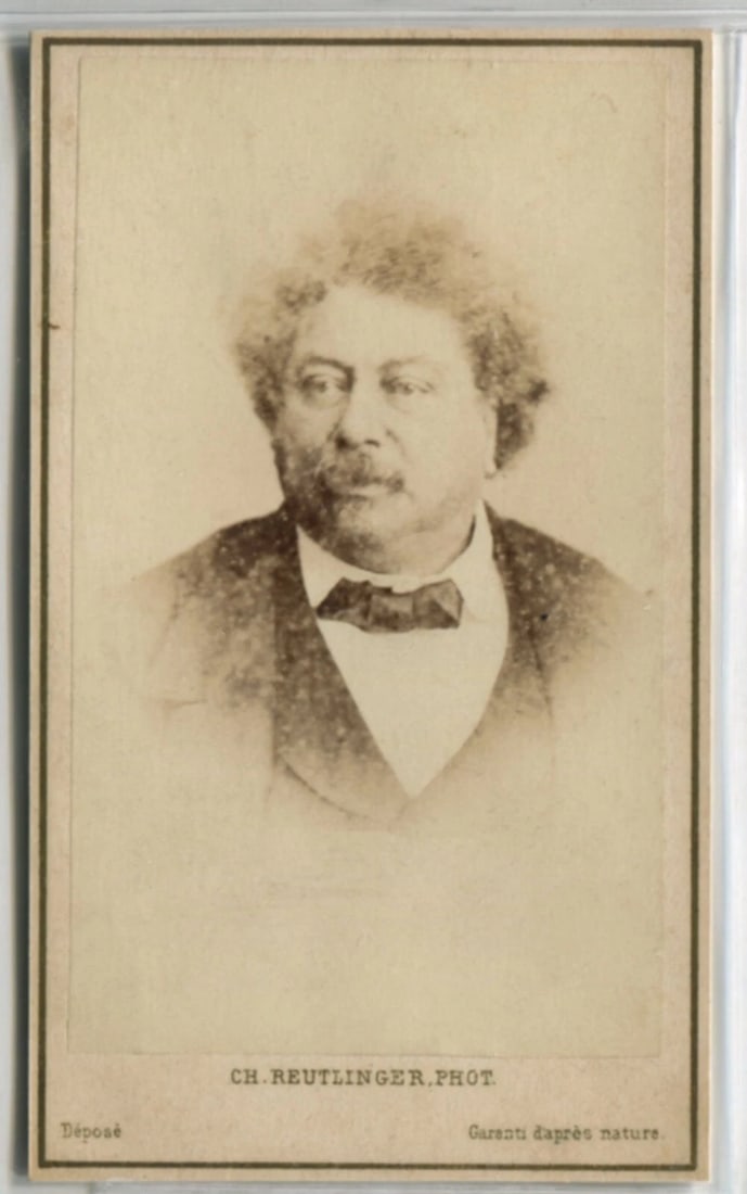 CDV Vintage Photographs Reutlinger, Alexandre Dumas Albumen - 2