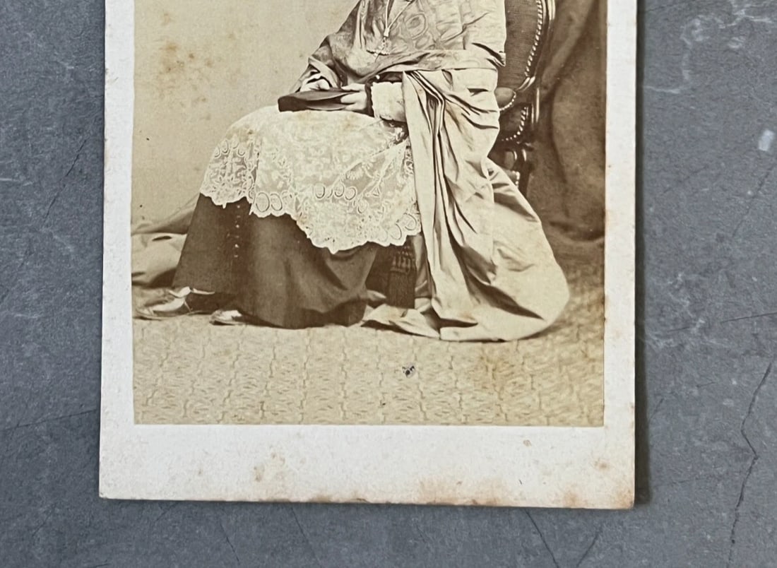 CDV Photo Portrait Portrait Monsignor Joseph Hippolyte Photograph 19th century - 4