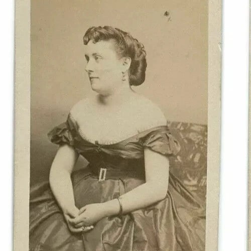 Abingdon Opera Portrait – Mayer & Pierson, Paris Studio c 1870 CDV Photo - 4