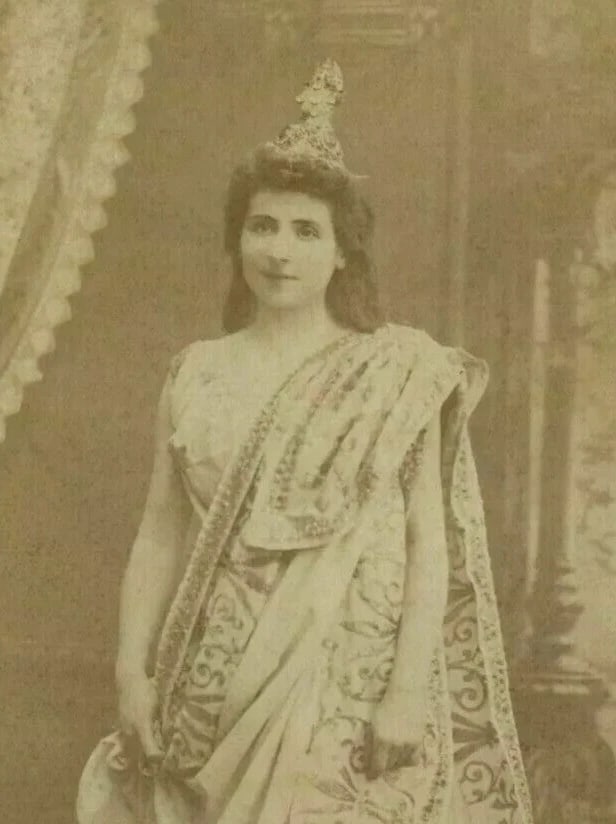 Cabinet Card Photographs Eug.Fontaine - Actrice Opera Portrait c. 1870 - 4