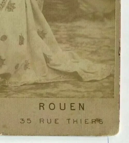 Cabinet Card Photographs Eug.Fontaine - Actrice Opera Portrait c. 1870 - 6