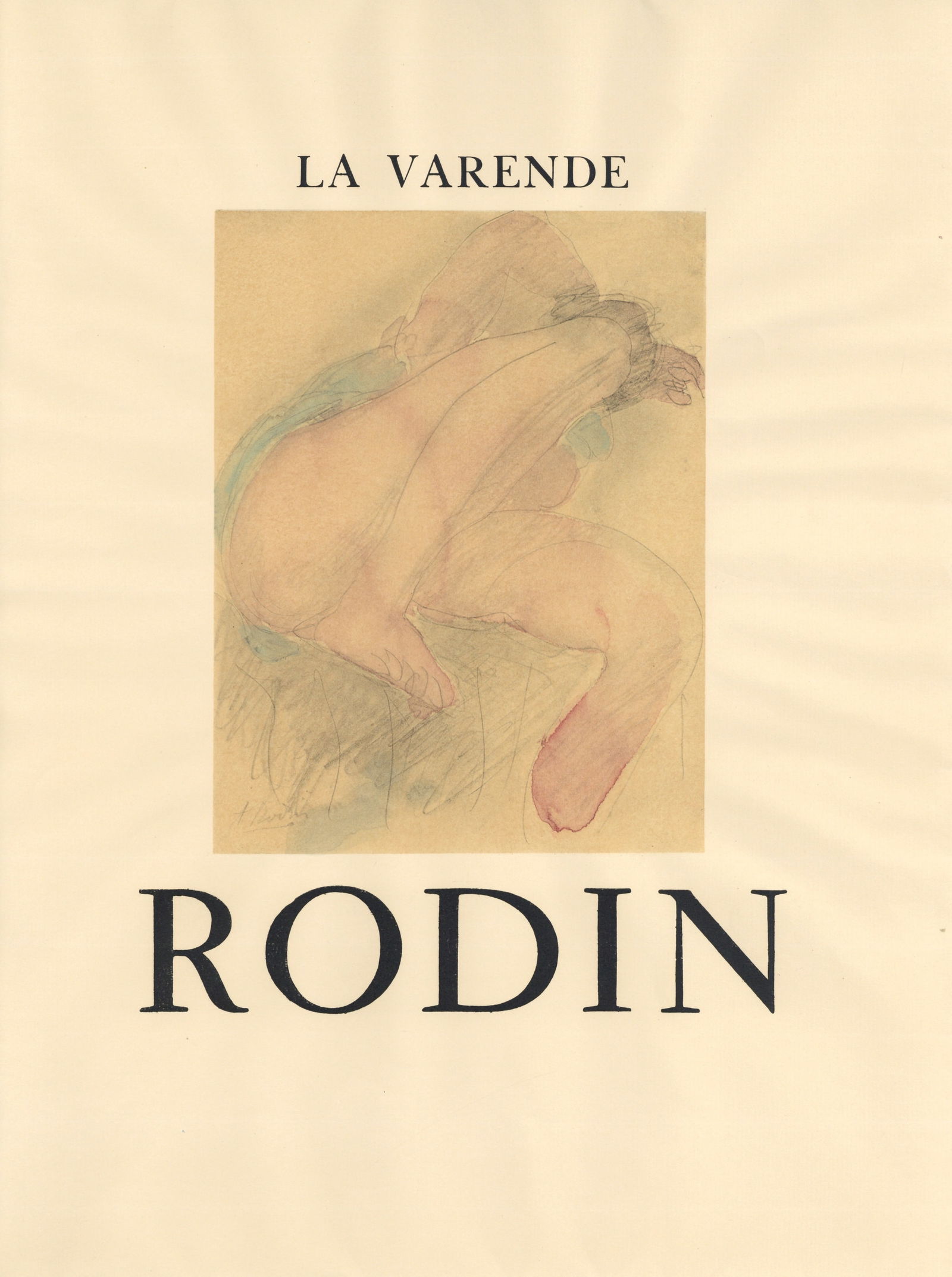 Auguste Rodin pochoir (Figure feminine) - 2